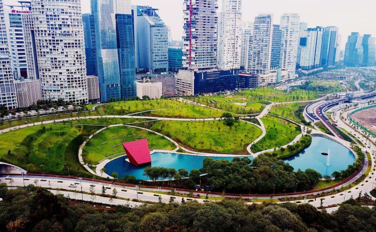 Parque La Mexicana en Santa Fe CDMX