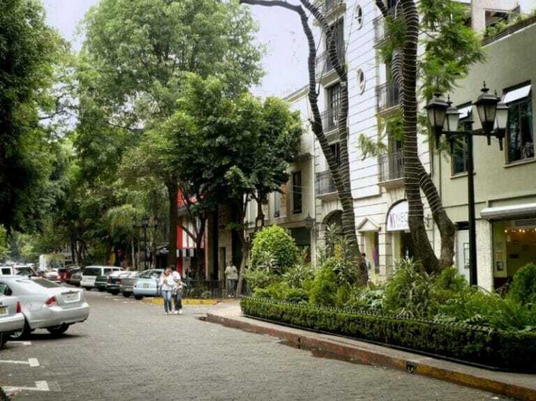 Calle en Colonia del Valle CDMX