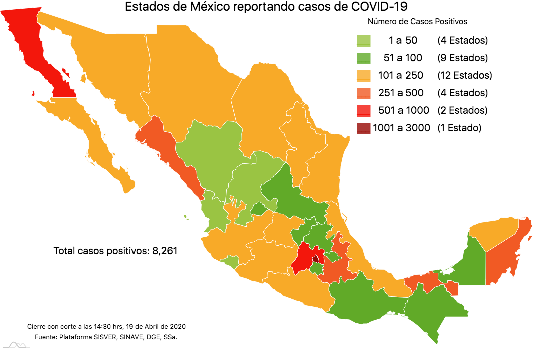 Mapa COVID-19 México