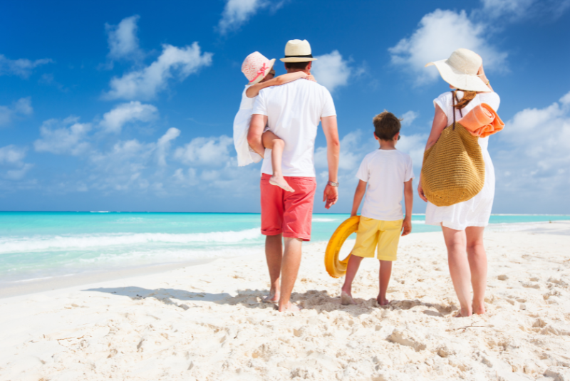 guia viajar con ninos en verano