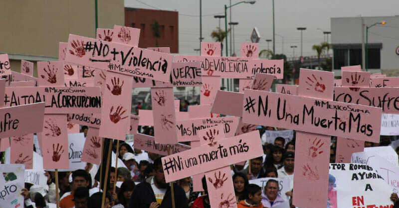Marcha No Más Violencia en México