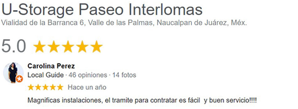 Reviews Paseo Interlomas